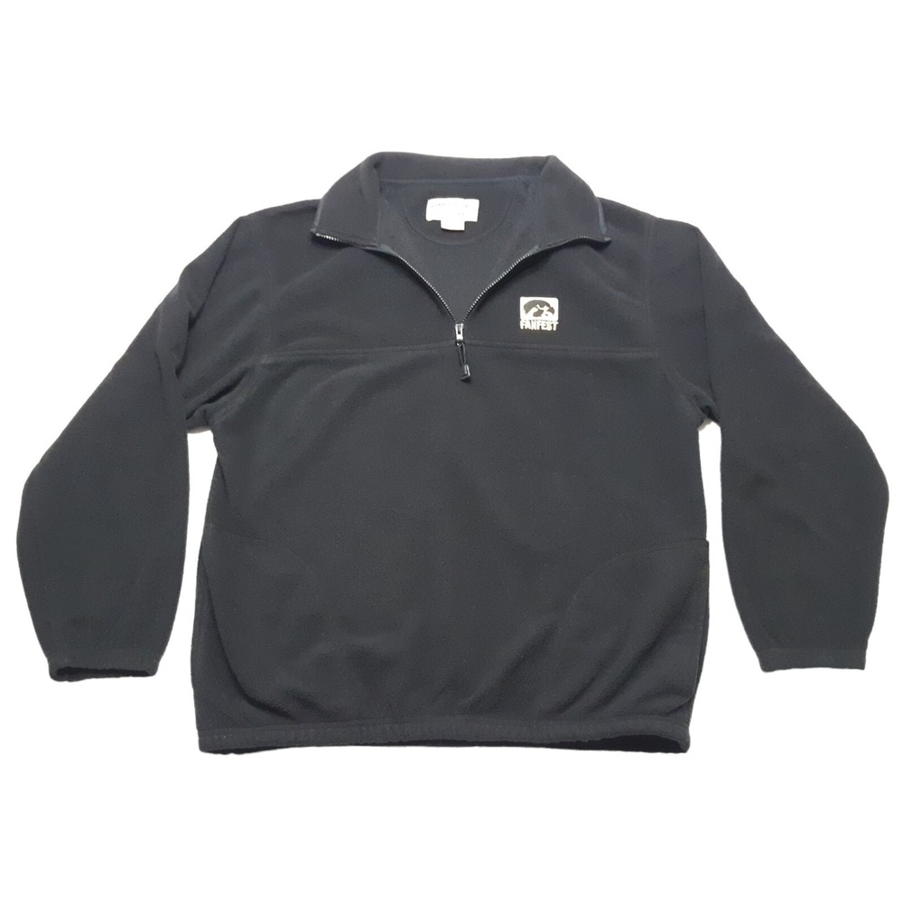 Timberline Colorado Sweatshirt Mens Large Black Fanfest Fleece Pullover Hawkeyes - Picture 7 of 16